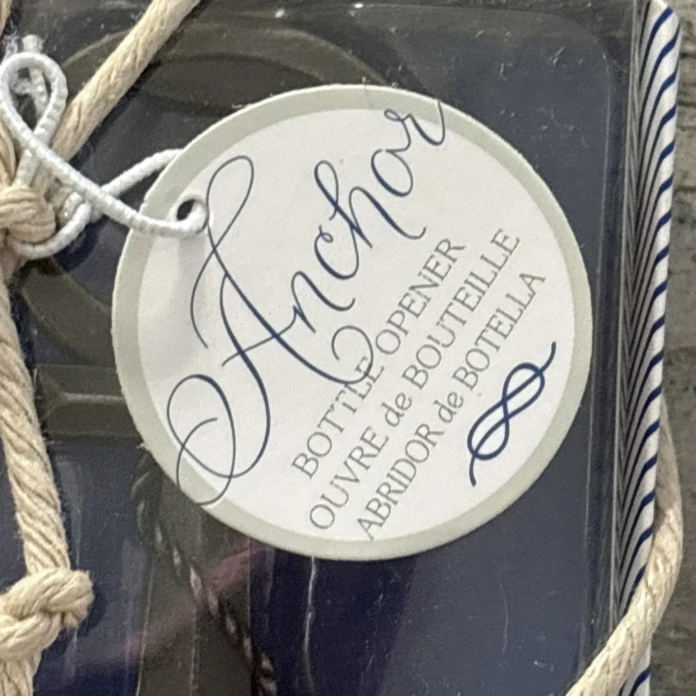 Kate Aspen 2013‎ Nautical Anchor Bottle Opener In Box - New